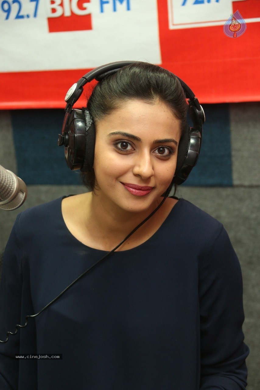 Rakul Preet Singh at Big FM - 21 / 77 photos