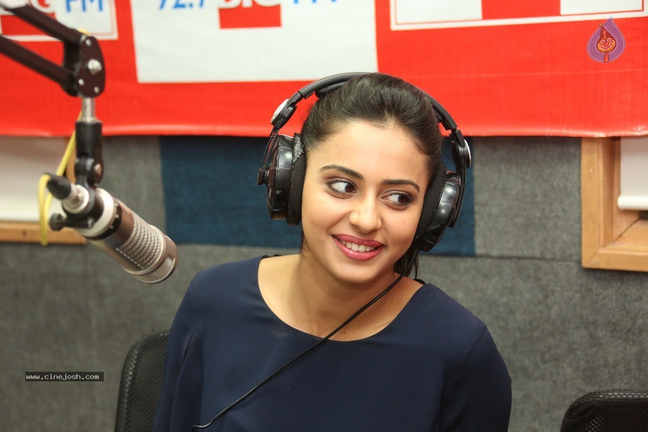 Rakul Preet Singh at Big FM - 29 / 77 photos