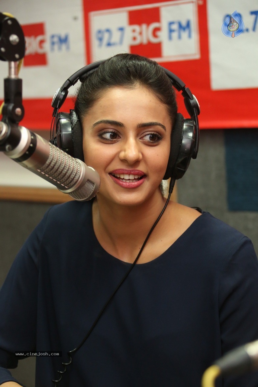 Rakul Preet Singh at Big FM - 36 / 77 photos