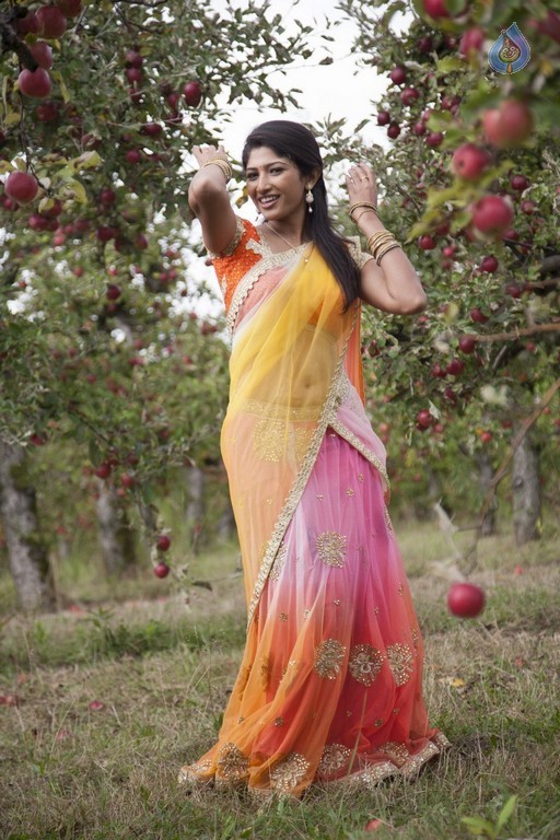 Roshini Prakash Stills in Saptagiri Express - 5 / 14 photos