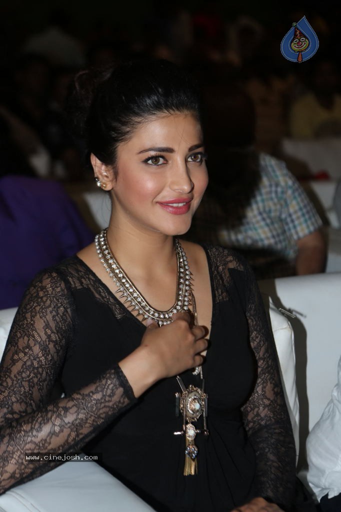 Shruti Haasan at Race Gurram Success Meet - 42 / 104 photos