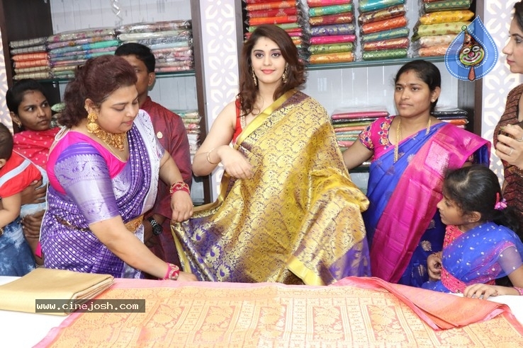Surabhi Inaugurates Sai Sharanya Cloth Store - 4 / 14 photos