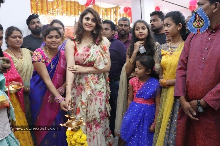 Surabhi Inaugurates Sai Sharanya Cloth Store - 6 / 14 photos