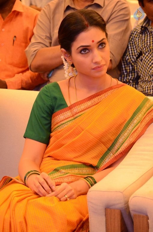 Tamanna at Abhinetri 1st Look Launch - 6 / 54 photos