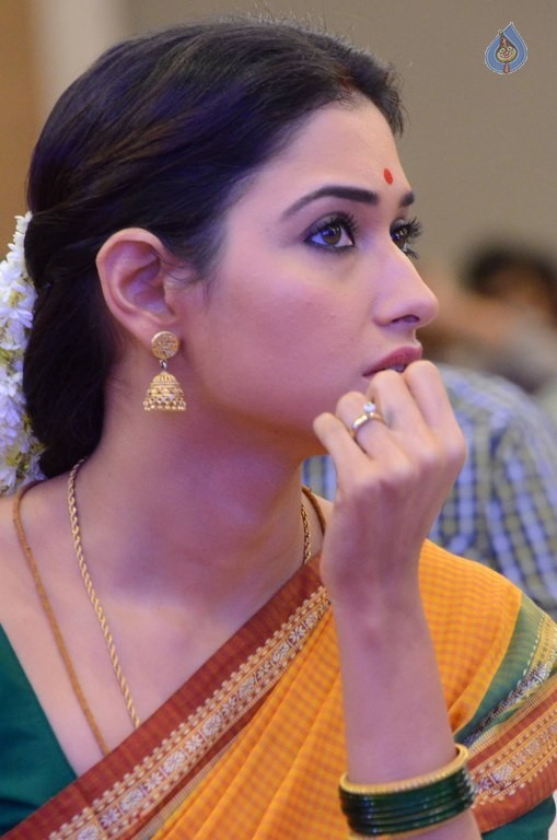 Tamanna at Abhinetri 1st Look Launch - 7 / 54 photos