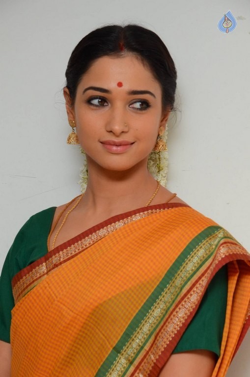 Tamanna at Abhinetri 1st Look Launch - 9 / 54 photos