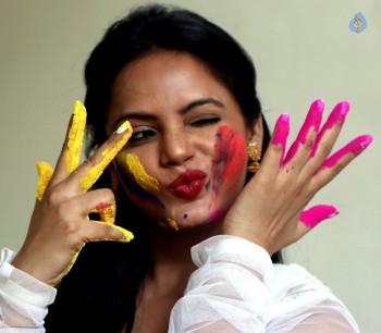 Neetu Chandra Dry Holi Photoshoot - 8 of 24