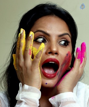 Neetu Chandra Dry Holi Photoshoot - 15 of 24