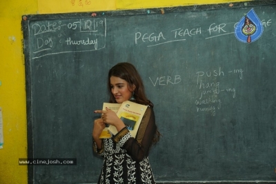 Nidhhi Agerwal Teaches English To Pega Teach For Change - 13 of 20