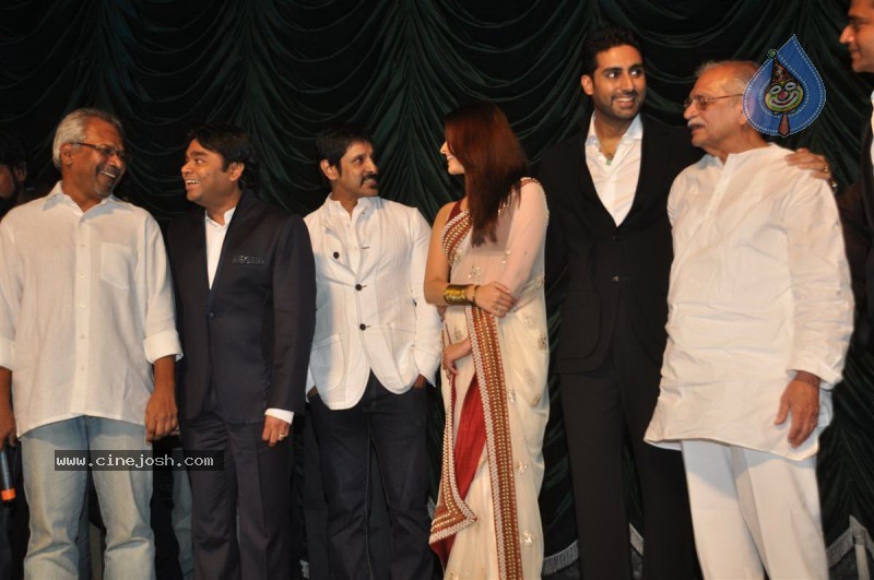 Abhishek,Aishwarya Rai,Vikram At Raavan Music launch - 17 / 53 photos