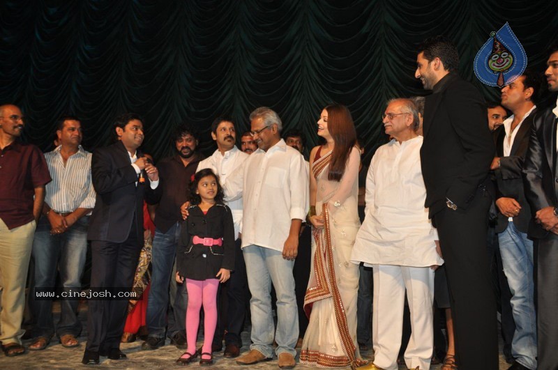 Abhishek,Aishwarya Rai,Vikram At Raavan Music launch - 28 / 53 photos