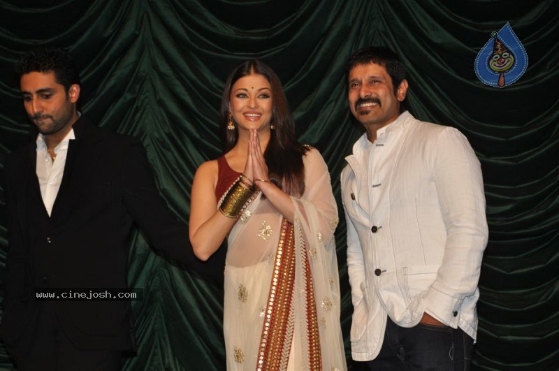 Abhishek,Aishwarya Rai,Vikram At Raavan Music launch - 34 / 53 photos