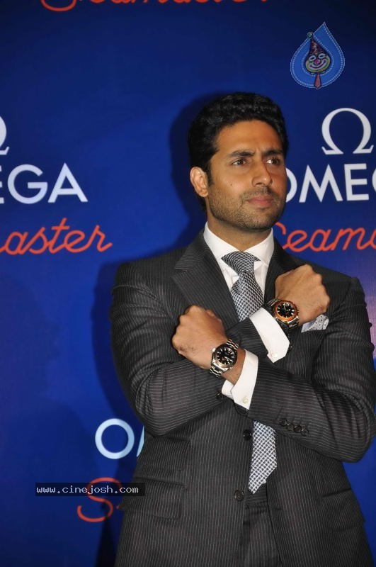 Abhishek Bachchan Launches Omega Watches - 18 / 43 photos
