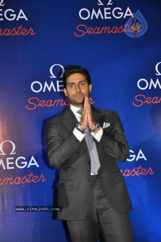 Abhishek Bachchan Launches Omega Watches - 27 / 43 photos