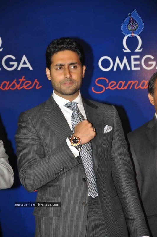 Abhishek Bachchan Launches Omega Watches - 30 / 43 photos
