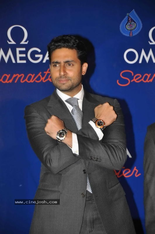 Abhishek Bachchan Launches Omega Watches - 39 / 43 photos