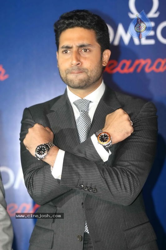 Abhishek Bachchan Launches Omega Watches - 40 / 43 photos