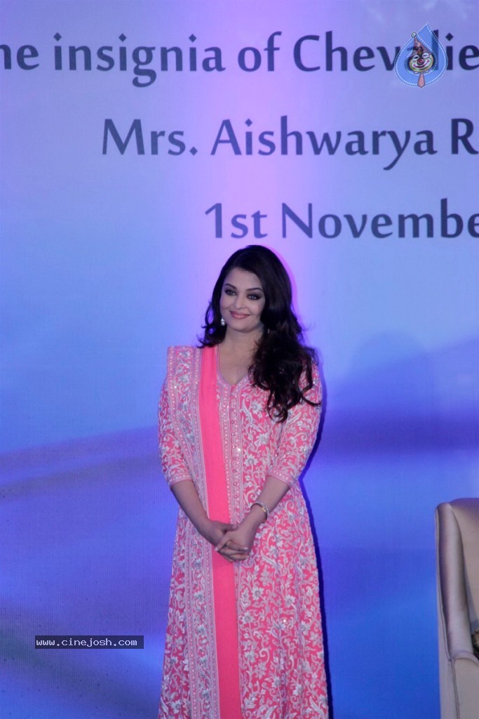 Aishwarya Rai at French Civilian Award Event - 45 / 53 photos