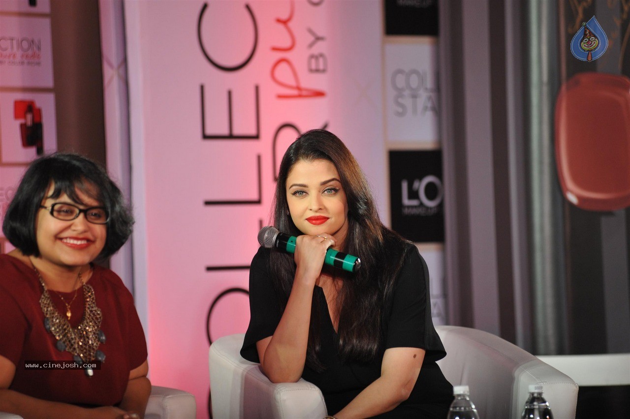 Aishwarya Rai Launches Loreal Moist Matte Lipstick - 30 / 60 photos