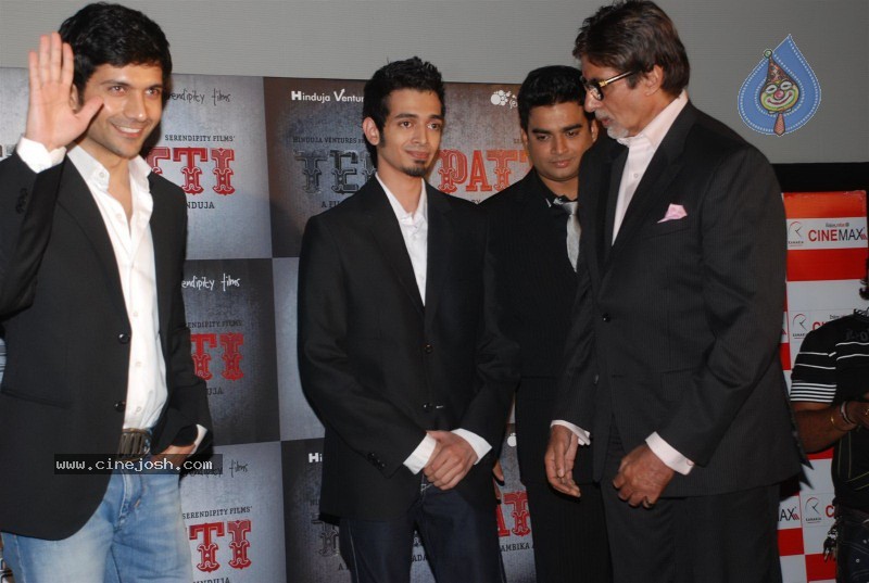 Amitabh Bachchan,Madhavan At Teen Patti Movie Press Meet - 7 / 37 photos