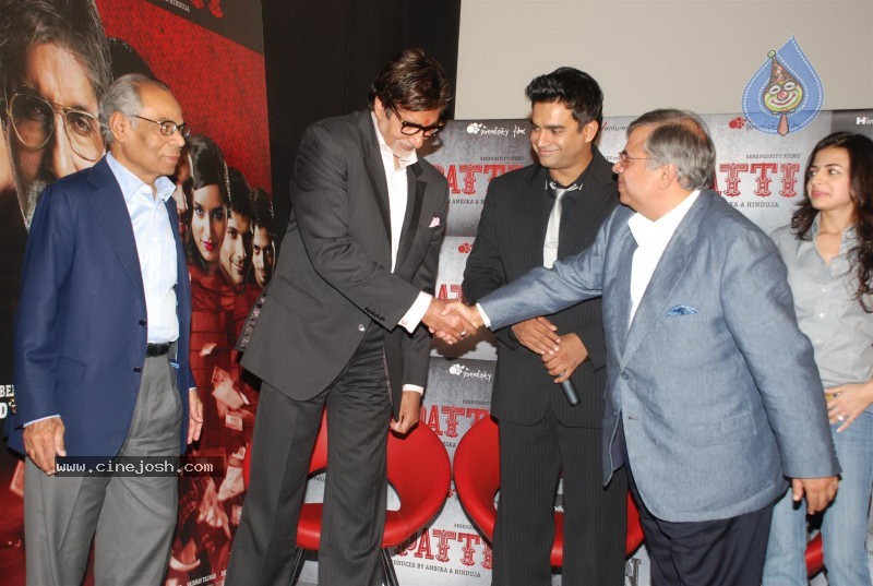 Amitabh Bachchan,Madhavan At Teen Patti Movie Press Meet - 11 / 37 photos