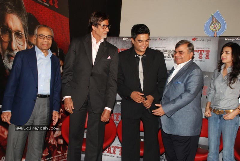 Amitabh Bachchan,Madhavan At Teen Patti Movie Press Meet - 12 / 37 photos