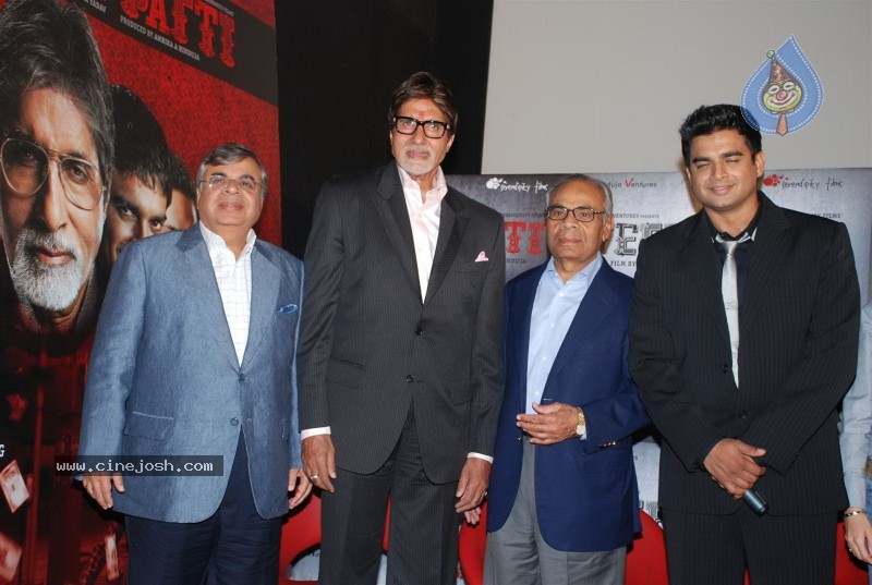 Amitabh Bachchan,Madhavan At Teen Patti Movie Press Meet - 20 / 37 photos