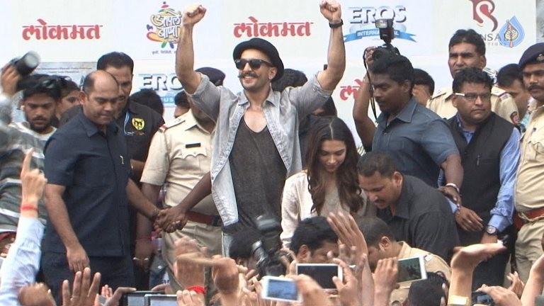 Bajirao Mastani Film Gajanana Song Launch - 13 / 21 photos