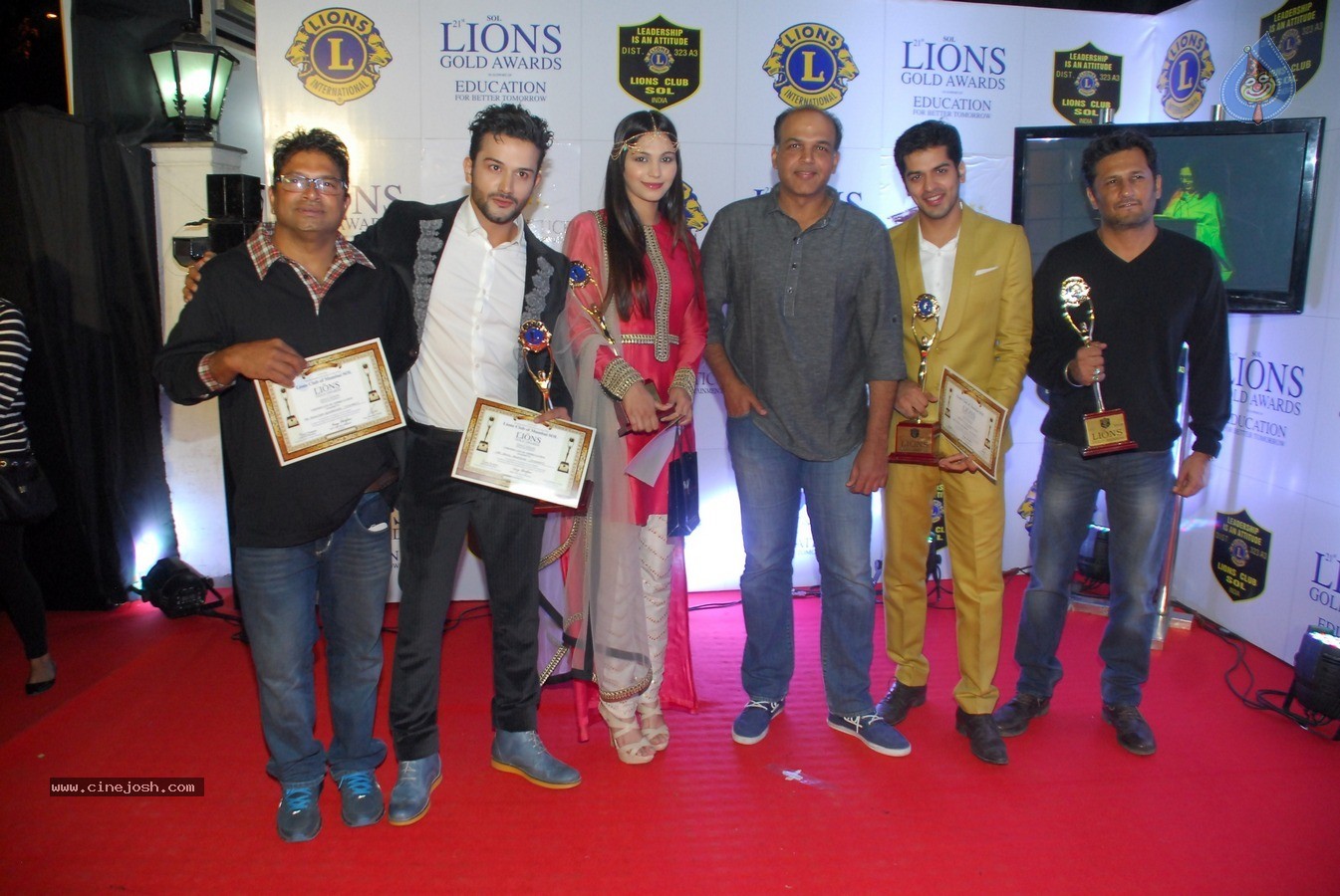 Bolly Celebs at 21st Lions Gold Awards 2015 - 13 / 67 photos