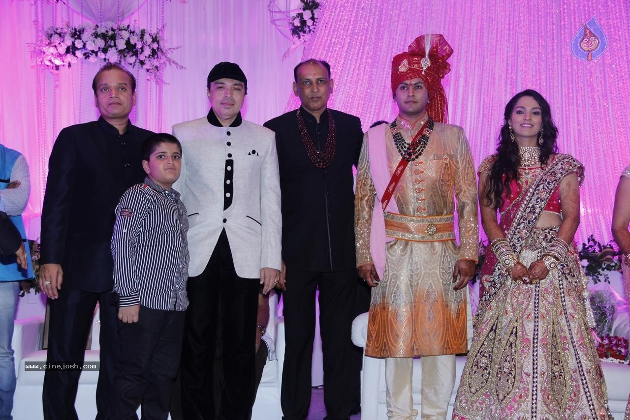 Bolly Celebs at Karishma Jain Wedding Reception - 37 / 46 photos