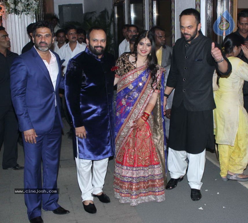 Bolly Celebs at Rohit Shetty Sister Wedding Reception - 48 / 59 photos