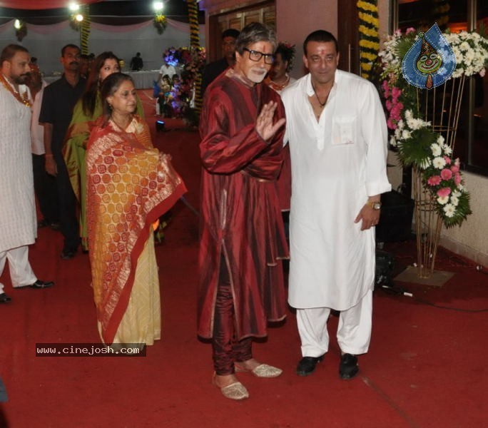 Bolly Celebs at Sanjay Dutt Mata ki Chowki Event - 110 / 129 photos