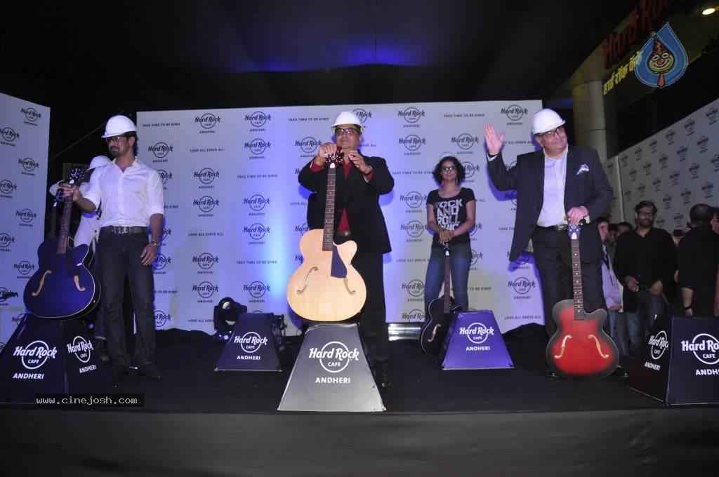 Bolly Celebs at The Hard Rock Cafe Launch - 19 / 53 photos