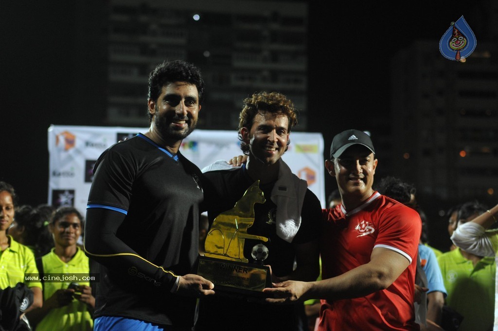 Bolly Celebs Charity Football Match Photos - 151 / 152 photos