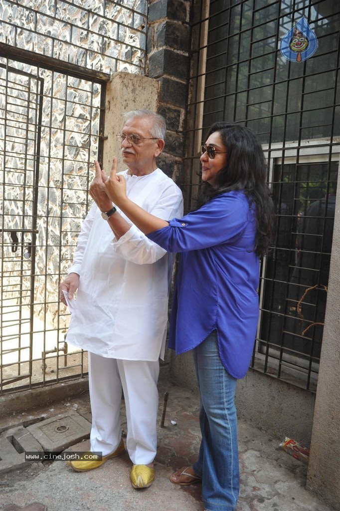 Bolly Celebs Snapped Voting for Loksabha Polls 2014 - 1 / 233 photos