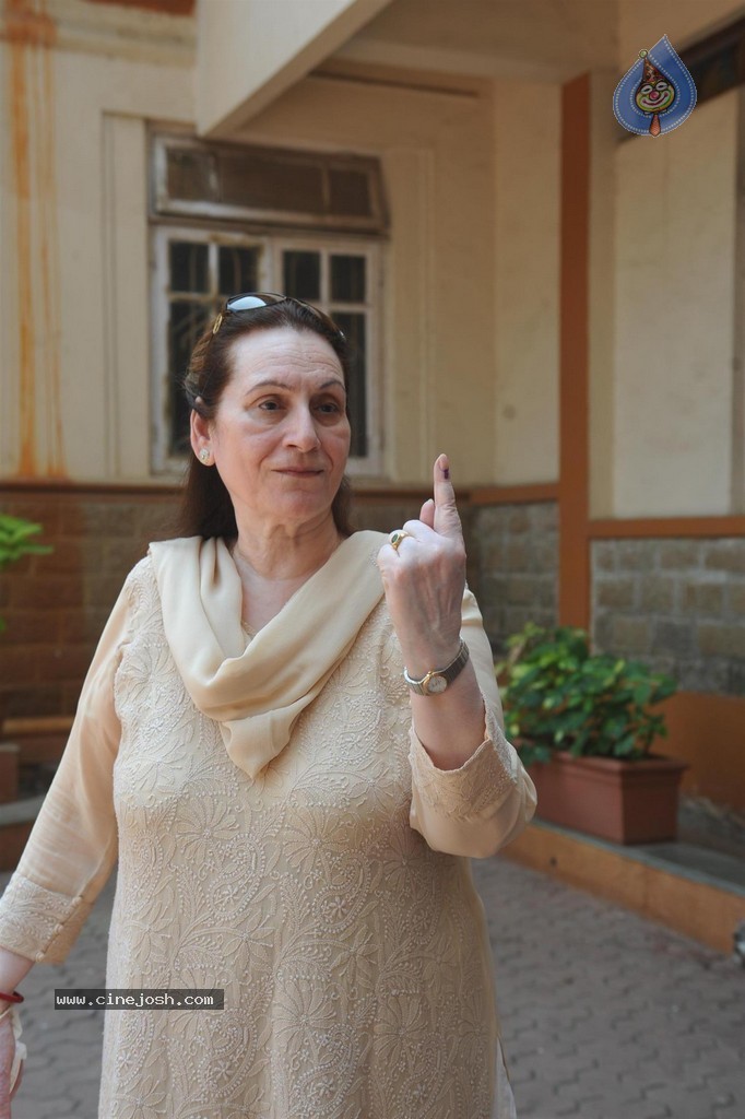 Bolly Celebs Snapped Voting for Loksabha Polls 2014 - 111 / 233 photos