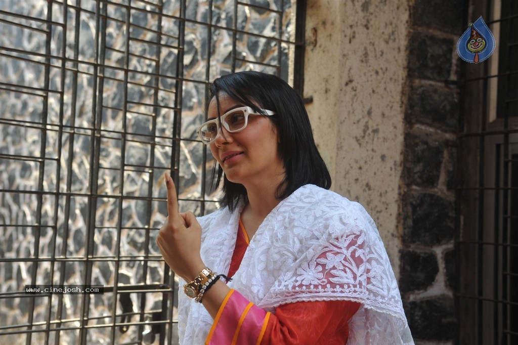 Bolly Celebs Snapped Voting for Loksabha Polls 2014 - 205 / 233 photos