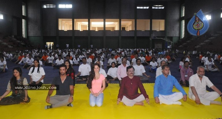 Bollywood Celebs Celebrates International Yoga Day - 13 / 76 photos