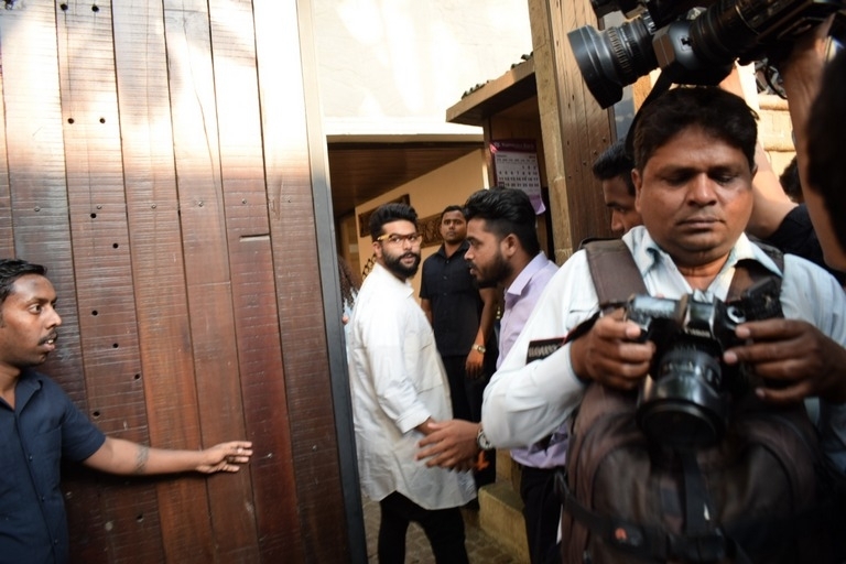 Sridevi Death- Celebs Visit Anil Kapoor Set 1 - 19 / 21 photos