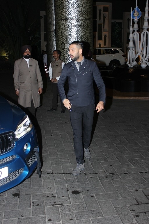 Celebrities at Zaheer Khan Engagement Party - 34 / 43 photos