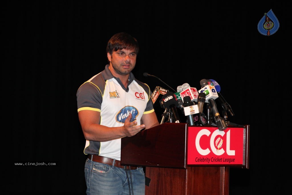 Celebrity Cricket League Dubai Press Meet - 21 / 26 photos