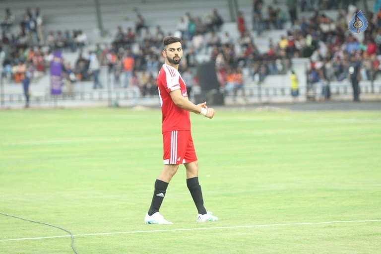 Celebrity Football Match Photos - 12 / 50 photos
