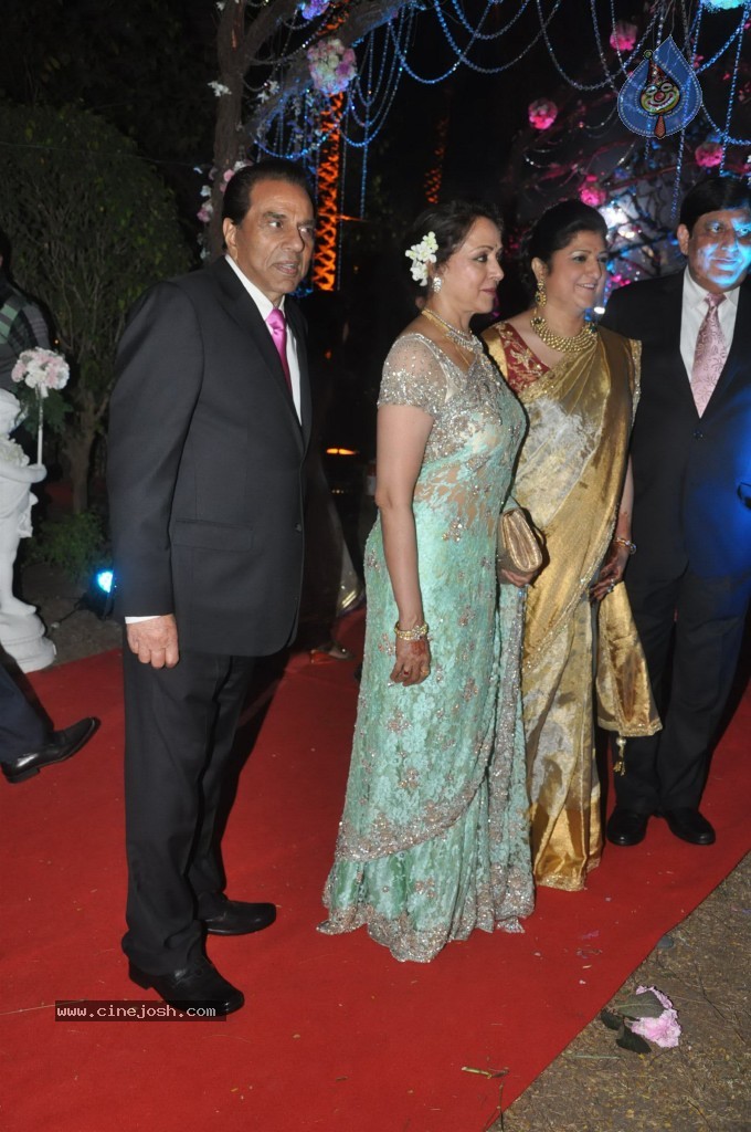 Celebs at Ahana Deol Wedding Reception - 46 / 115 photos