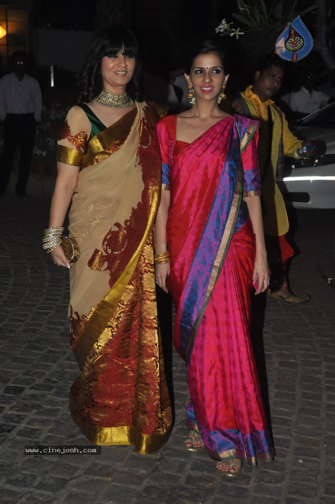 Celebs at Ahana Deol Wedding Reception - 73 / 115 photos