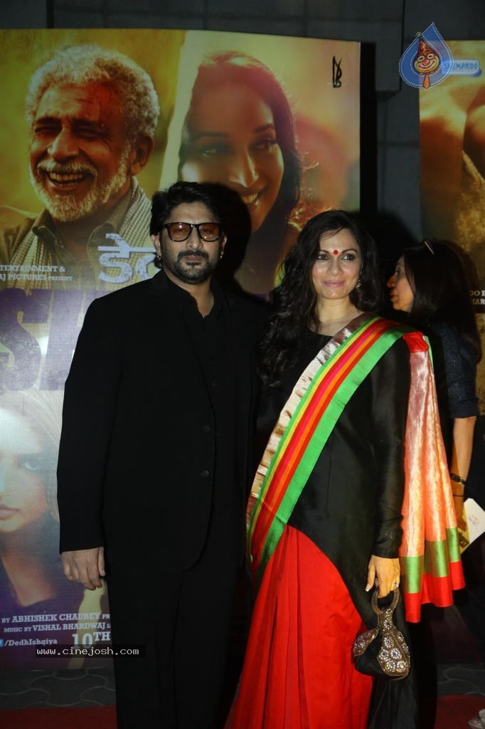 Celebs at Dedh Ishqiya Premiere - 69 / 74 photos