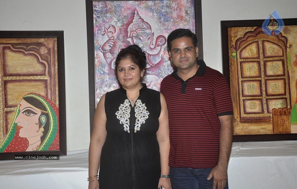 Celebs at Dr Seema Chaudhary n Nitin Chaudhary Art Show - 17 / 24 photos