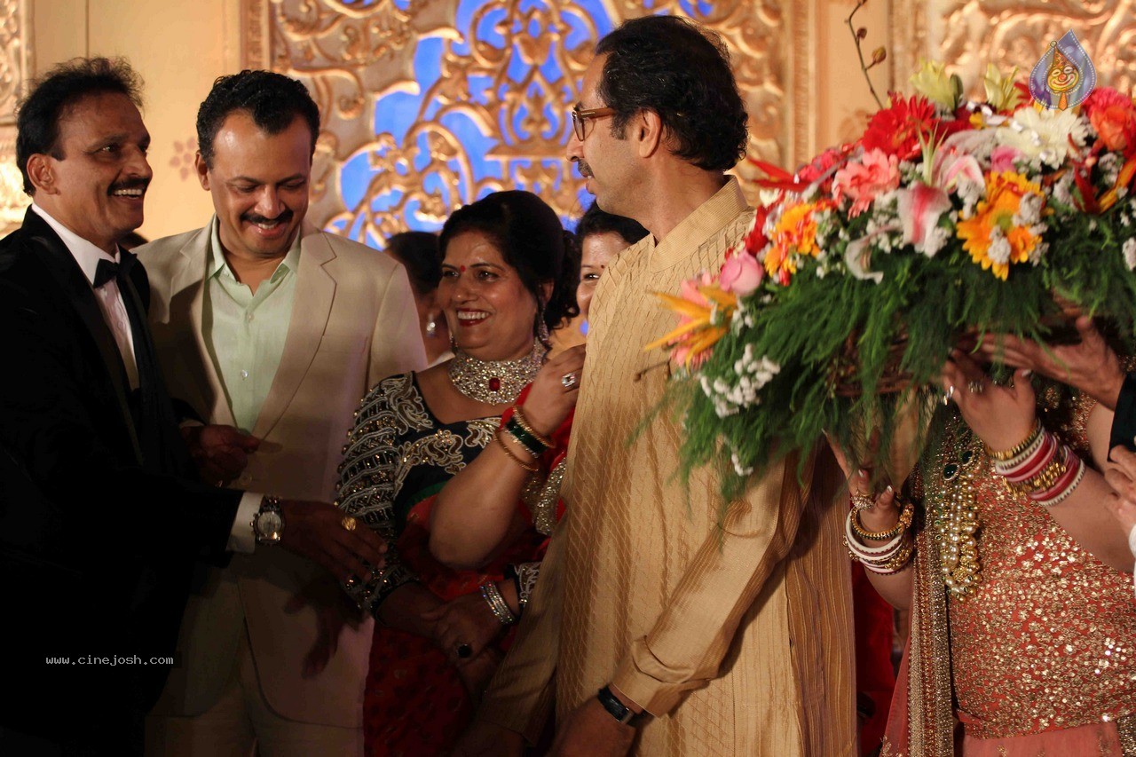 Celebs at Manali Jagtap Wedding Reception - 21 / 72 photos