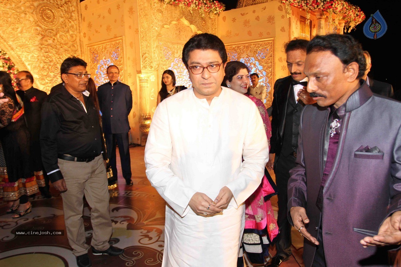 Celebs at Manali Jagtap Wedding Reception - 43 / 72 photos