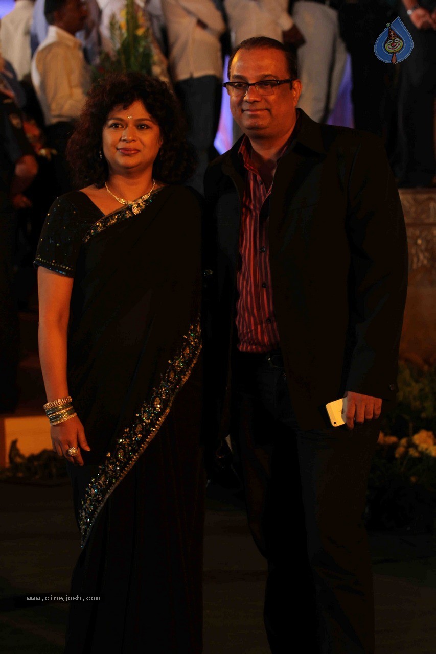 Celebs at Manali Jagtap Wedding Reception - 45 / 72 photos