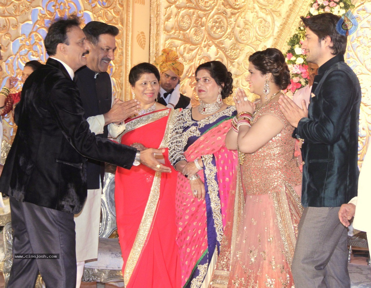 Celebs at Manali Jagtap Wedding Reception - 58 / 72 photos
